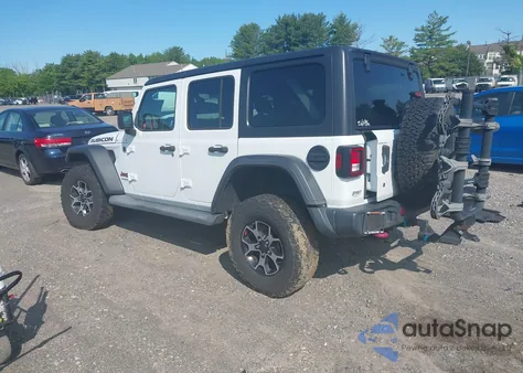 2018 Jeep Wrangler Unlimited Rubicon 4X4 z USA, uszkodzony, nr VIN 1C4HJXFN0JW141614